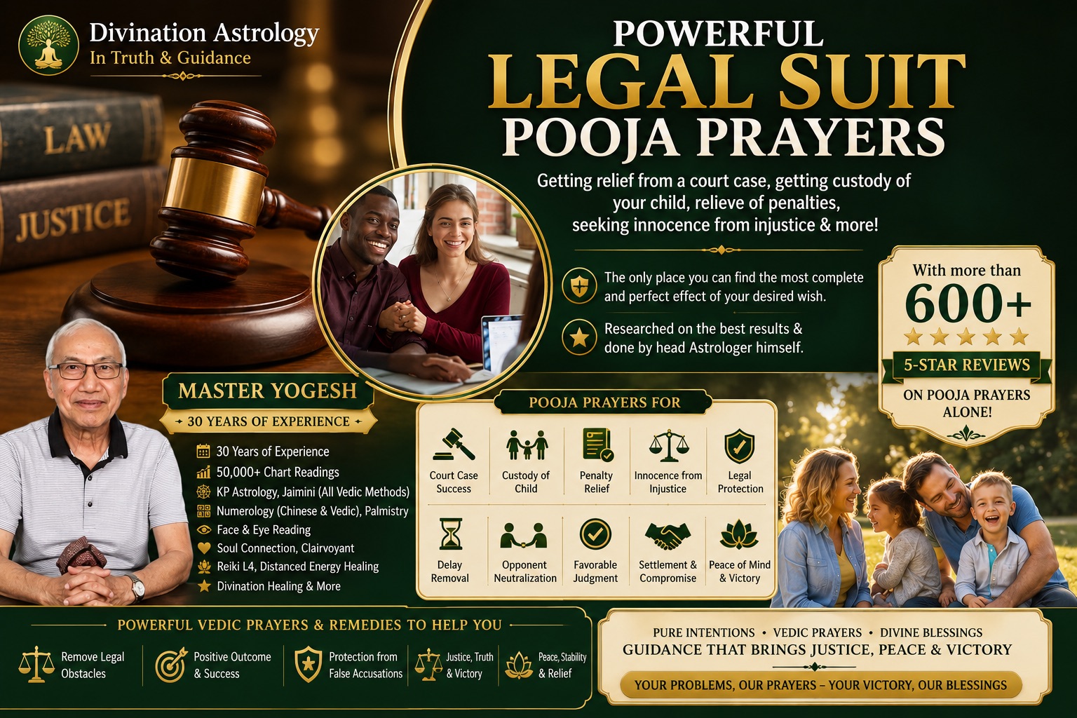 Powerful Legal Suit Spell (Pooja Prayers)